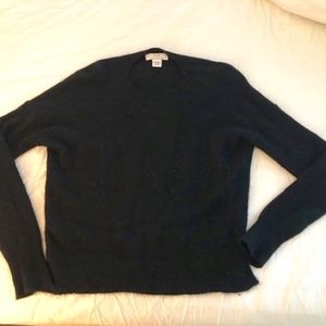 Magaschoni cashmere sweater, black, size large
